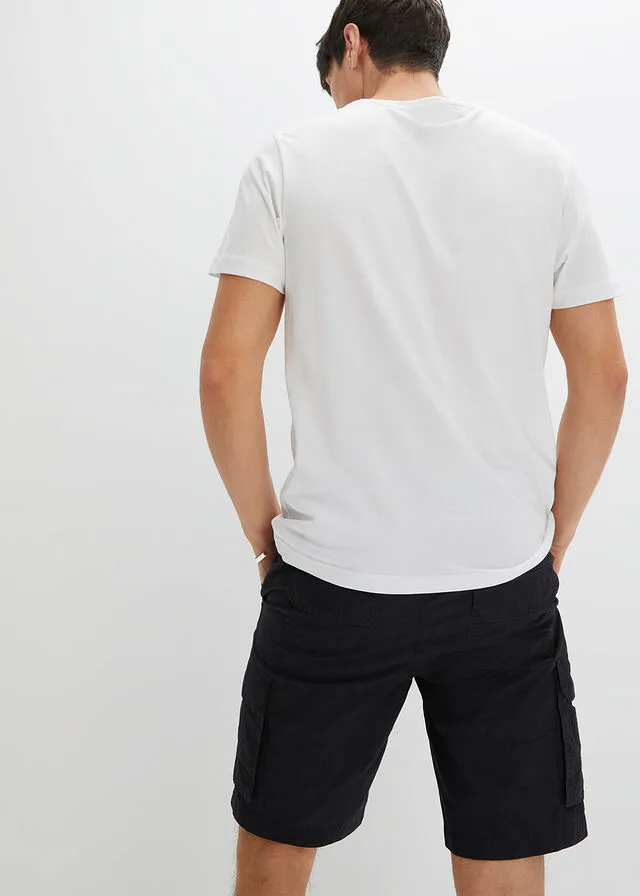 Camiseta (5 unidades) Blanco (3) + negro (2)